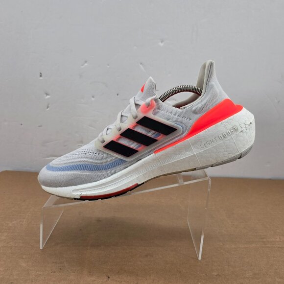 adidas UltraBoost Light White Orange HQ6351 BOOST Running Men’s Size 10 - Picture 12 of 15
